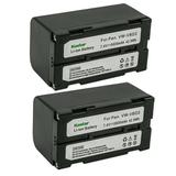 Kastar 2x VW-VBD2 Battery Replacement for Panasonic AG-BP25 AG-EZ1 AG-EZ1U AG-EZ20 AG-EZ30P AG-EZ30U NV-DE3 NV-DJ1 NV-DJ100 NV-DL1 NV-DP1 NV-DX1 NV-DX1EN NV-DX100 NV-DX100EN NV-DX110 NV-DX110EG