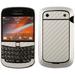 Skinomi Carbon Fiber Phone Silver Skin+Screen Protector for BlackBerry Bold 9930