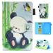 Amazon Kindle Fire 7 2017/ 2015 Case Allytech Smart Book Style Stand Protective Case Cover for Amazon Kindle Fire 7 inch Tablet (7th/5th Generation 2017/2015 Release) Panda