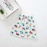 LNKOO Comfy Waterproof Diaper Skirt Shorts Cotton Pee Training Pants Underwear Anti Bed-wetting Washable Bed Clothes for Baby Boy Girl Night Time Sleeping Potty Training 0~8T (car-L)