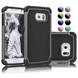 Galaxy S7 Case Galaxy S7 Cover Galaxy S7 Sturdy Case Njjex Shock Absorbing Hybrid Rugged Rubber Plastic Impact Hard Case Cover For Samsung Galaxy S7 S VII G930 GS7 All Carriers-Gray