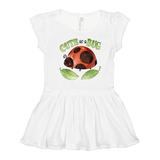 Inktastic Cute as a Bug- Ladybug Girls Toddler Dress