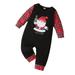Winter Savings Clearance! Suokom Baby Boys Girls Bodysuit Toddler Infants Pure Cotton Coverall Christmas Cotton Long Sleeve Santa Claus Print Jumpsuit Romper Baby Clothes Essentials (3-18 Months)