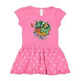 Inktastic Cute Halloween Dragon Trick or Treat Girls Toddler Dress