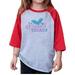 7 ate 9 Apparel Kids Mermaid Squad Girls Red Shirt