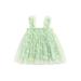 Fullvigor Baby Girl Princess Party Tutu Dress Sleeveless Daisy Floral Layered Tulle Dresses