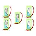 5x Pack - UpStart Battery RCA 25424 Battery - Replacement for RCA Cordless Phone Battery (700mAh 2.4V NI-MH)