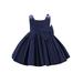 Diconna Toddler Newborn Baby Kid Girls Dress Princess Bow Tutu Party Birthday Wedding Dresses