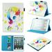 iPad Air 2 Case 9.7 Allytech Ultra Slim Folio Multi Angle Stand Magnetic Smart Auto Sleep Wake Shockproof Colorful Pattern Credit Cards Holder Wallet Covers Cases for Apple iPad Air 2 Cute Unicorn