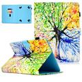 Allytech Universal 9.5-10.5 inch Tablets Case Folio Stand Cover for Galaxy Tab E 9.6 T560 9.7 10.1 10.5 Fire HD 10/iPad 9.7 2017 2018/iPad Pro 9.7/10.5 and More 10 Tablet Colorful Tree