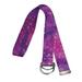 WIRESTER Web Belt with Double D-Ring Silver Buckles Belt Strap for Men & Women Purple Cloud Dust Galaxy