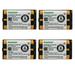 Kastar 4-Pack 3.6v 1000mAh Battery HHR-P104 Replacement for Panasonic KX-TG5480S KX-TG5561M KX-TG5566M KX-TG5571M KX-TG5576M KX-TG5583M KX-TG5621S KX-TG5622M KX-TG5623B KX-TG5631S KX-TG5632M Handset