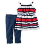 Carter s Baby Girls Striped 2 Pc Sets