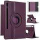 Smart Rotating Case for Samsung Galaxy Tab S8 2022/Tab S7 2020 11 inch (Model SM-X700/X706/T870/T875/T876) 360 Degree Rotating Protective Stand Cover with Pencil Holder Auto Wake Sleep Purple