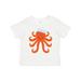 Inktastic Orange Octopus Cute Sea Creature Nautical Boys or Girls Toddler T-Shirt