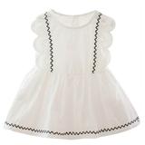 Baby Girl Dress Toddler Summer Cotton Ruffle Halter Sleeveless Kids Casual Beach Party Dresses