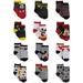 Disney Baby Boys Mickey Mouse Assorted Color Design 12 Pair Socks Set Age 0-24 Months