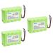 Kastar 3-Pack AA 12V 2000mAh (10xAA) Ni-MH Battery Pack with Two Wires Lead for DIY