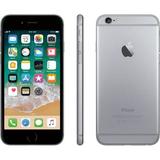 Restored iPhone 6 Unlocked 16GB Gray ATT Tmobile + Case +Lens Protector + Car Charger (Refurbished)