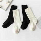 2 Pack Kids Soccer Socks Boys Toddler Knee High Socks Girls Boys Soccer Socks Kids Tube Socks with Stripes Baby Socks