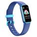 Mgaolo Kids Fitness Tracker for Boys Girls Teens Waterproof Activity Tracker with Heart Rate Sleep Monitor Sport Pedometer Watch for Fitbit Alarm Clock and Reminder Step Calories Counter (Blue)