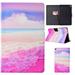 Kindle Fire HD 8 Case (8 Display 2018/2017/2016 Released 8th/7th/6th Generation) Allytech Slim Folio Stand Colorful Pattern Auto Sleep Wake Cover for Amazon Kindle Fire HD 8 Pink Beach