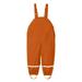 nsendm Belle Raincoat Toddler Kids Boys Girls Rain Dungarees Windproof Waterproof Mud Toddler Girl Size 12 Boots Orange 140/XXL