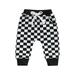 Toddler Baby Boy Shorts Summer Checkerboard Plaid Print Cotton Shorts Casual Elastic Jogger Shorts Pants