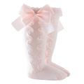 Toddler Baby Kids Girls Solid Knee-High Socks Stockings Mid-Calf Length Princess Sock