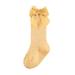 SHIBAOZI Baby Kids Girls Socks Cute Bowknot Decoration Soft Thin Middle-Length Sweet Socks