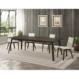 George Oliver Leclair Extendable Maple Solid Wood Dining Table Wood in White/Brown | 29 H in | Wayfair 455426C22B1D4F43A219F374715D7FC2
