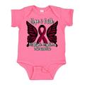 Inktastic Multiple Myeloma Cancer Awareness Hope & Faith with Butterfly Ribbon Boys or Girls Baby Bodysuit