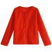 Richie House Little Girls Red Lace Pearly Buttons Top 3