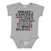 Inktastic Breast Cancer Awareness Month Saying Boys or Girls Baby Bodysuit