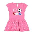 Inktastic Go USA- Soccer Football Girls Toddler Dress