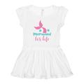 Inktastic Mermaid For Life Mermaid Tail - Blue Pink Girls Toddler Dress