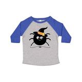 Inktastic Halloween Witch Spider Girls Toddler T-Shirt