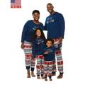 Sunisery Christmas Family Matching Pajamas Sets Women Men Kid Baby Xmas Pjs Sleepwear Nightgown