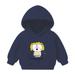 TAIAOJING Little Girls Sweatshirts Toddler Boys Girls Winter Long Sleeve Hoodie Sweatshirt Outwear For Kids Clothes Cartoon Love Tiger 5-6 Years