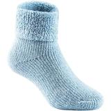 Lian LifeStyle 3 Pairs Father-Mother-Daughter Extra Thick Wool Boot Socks Crew Plain LK01+LK02+LK03 (Sky Blue) (2Y-5Y)