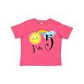 Inktastic I m 5- Fifth Birthday Sun Rainbow Boys or Girls Toddler T-Shirt