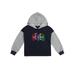 4-9Y Toddler Baby Casual Hoodies Colorfull Letter Print Patch Long Sleeve Hooded Sweatshirt Spring Fall Outwear