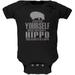 Old Glory Always Be Yourself Hippo Short Sleeve Graphic Baby One Piece