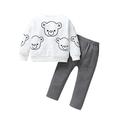 Baby Toddler Boys Winter Sweatshirt with Pants Set