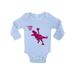 Awkward Styles Basketball Dinosaur Baby Bodysuit Long Sleeve Basketball One Piece Top for Baby Dinosaur Bodysuit Basketball Fans Dinosaur Basketball Long Sleeve One Piece Top Dinosaur Gifts for Baby