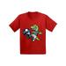Awkward Styles Argentina Football Toddler Shirt Dinosaur Soccer Shirt for Kids