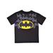 DC Comics Toddler Boys Black Batman T-Shirt Team Bat Symbol Tee Shirt 2T