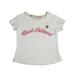 Cool Island Girls Cotton Short Sleeve T-shirt Logo Tee Shirt Top - 4 Colors 9626-3T (white)