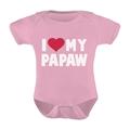 Tstars Boys Unisex Gifts for Dad Father s Day Shirts I Love my Papaw Father s Day Gift for Grandpa Cool Best Gift for Dad Baby Bodysuit