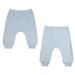 Bambini Infant Blue Jogger Pants - 2 Pack